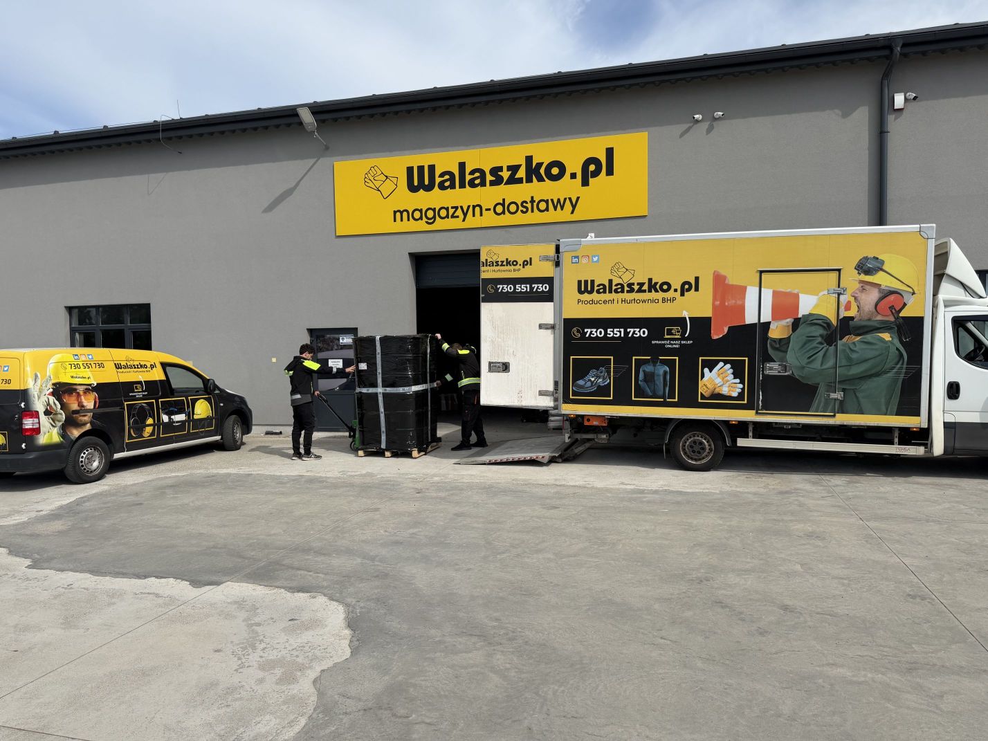 Magazyn hurtowni Walaszko BHP