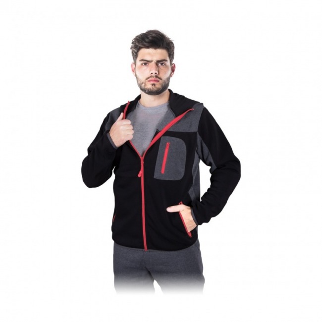 LH-SCOTER rozpinana bluza z kapturem męska