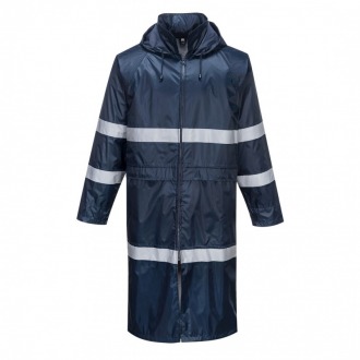 Portwest F438 IONA™ granatowy wodoodporny płaszcz ostrzegawczy