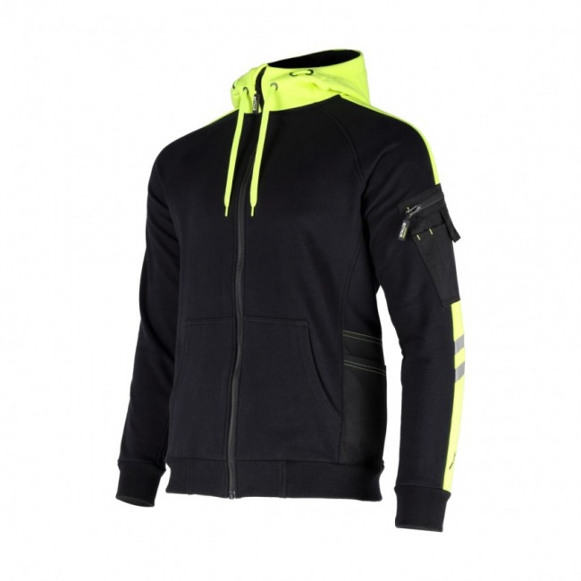 Stalco Mechanick rozpinana bluza wzmacniana z odblaskami i kapturem