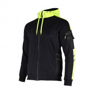Stalco Mechanick rozpinana bluza wzmacniana z odblaskami i kapturem