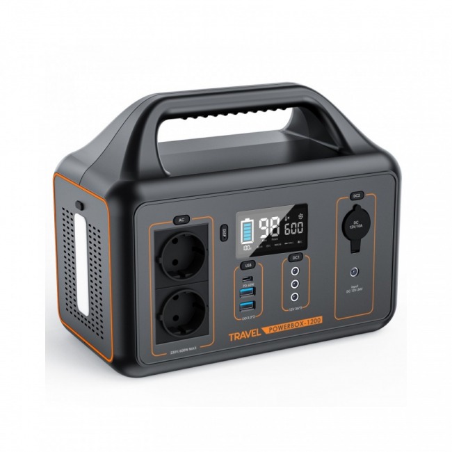 Przenośna stacja zasilania VOLT Travel Powerbox 1200 600W