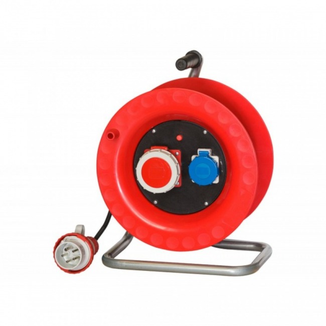 Przedłużacz 3 fazowy bębnowy 35 m IP65 5x2.5 OW H05RR-F 16A ALBERO-330