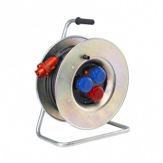 Przedłużacz bębnowy stalowy hybrydowy IP67 Farmatel 30053 50 m H07RN-F 5x2.5