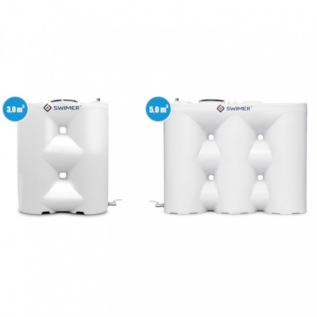 Pojemnik na wodę pitną SWIMER Slim-Line SLJP 3000 5000 litrów