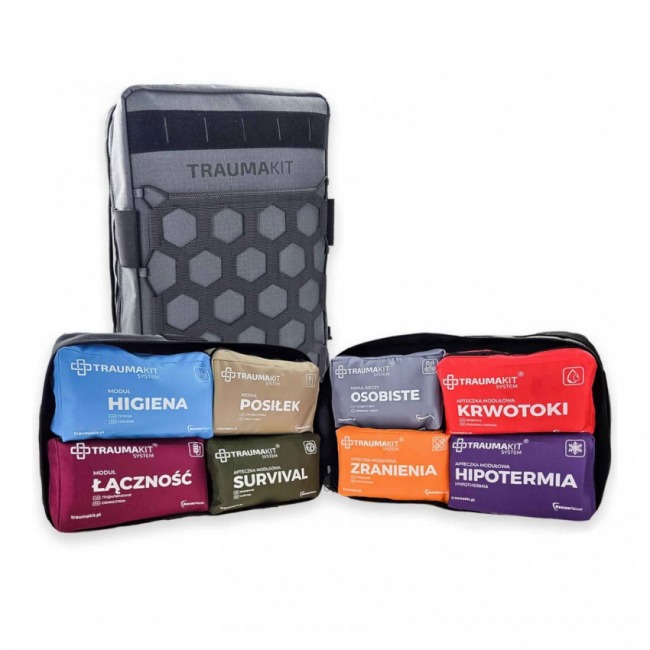 Plecak ewakuacyjny z wyposażeniem AEDMAX Evacuation Trauma Kit