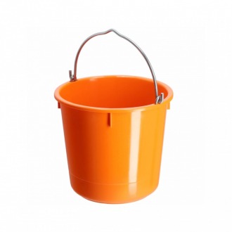 Wiadro pomarańczowe budowlane Kanan 12L