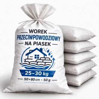 Worki polipropylenowe tkane 50×80 gramatura 50g 25-30 kg Worki polipropylenowe tkane 50×80 gramatura 50g 25-30 kg