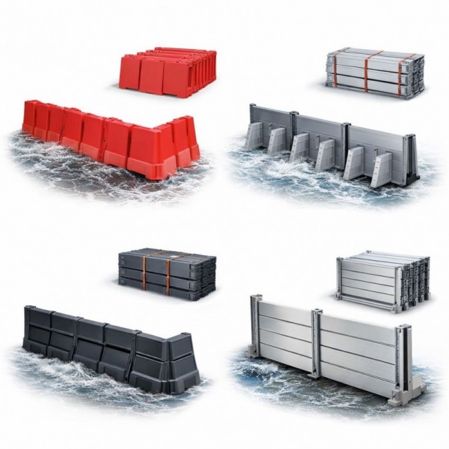 Modułowe zapory i bariery przeciwpowodziowe Modułowe zapory i bariery przeciwpowodziowe