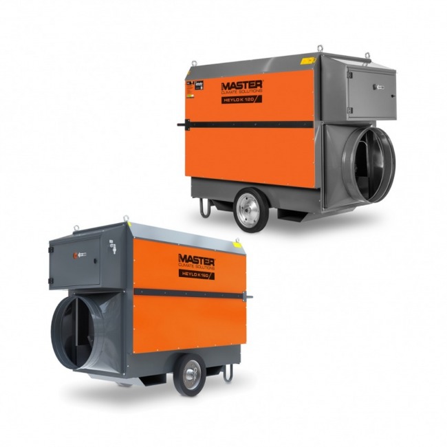Mobilna nagrzewnica olejowa Master Heylo K 125-156 kW