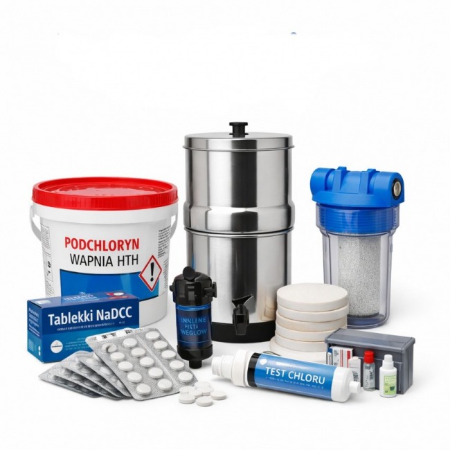 Zestaw uzdatniania wody pitnej