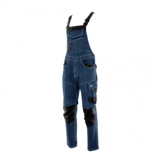 SARA WORKWEAR RODEO JEANS ogrodniczki jeansowe SARA WORKWEAR RODEO JEANS ogrodniczki jeansowe